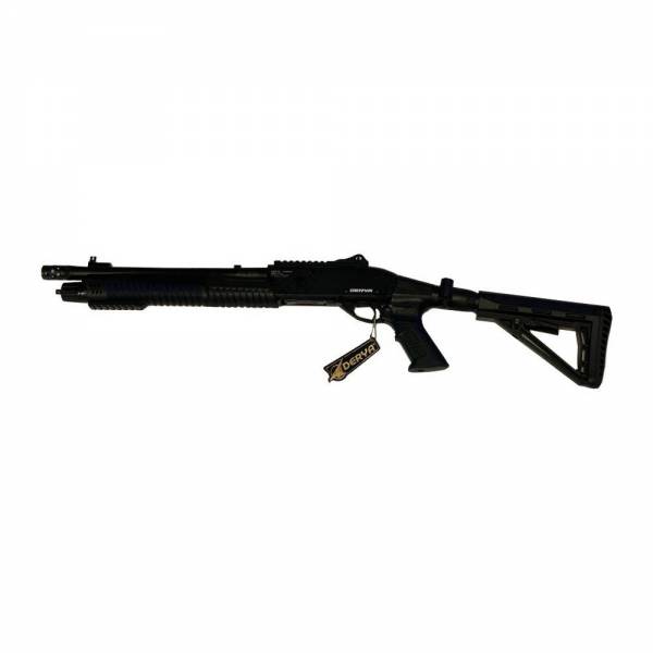 DERYA POMPA MOD. SPX 106 BLACK CAL.12 CANNA CM. 35 T.S. STOCK ABBATTIBILE · foto 1 di 1
