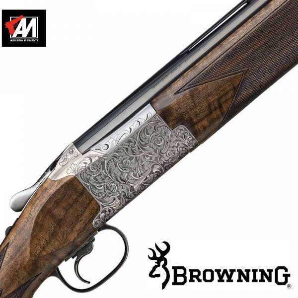 BROWNING MOD. B725 MEDALLION SILVER HTG CUSTOM SHOP SERIE LIMITATA CAL.12 CANNE CM. 81 STROZZ. INT. · foto 1 di 1