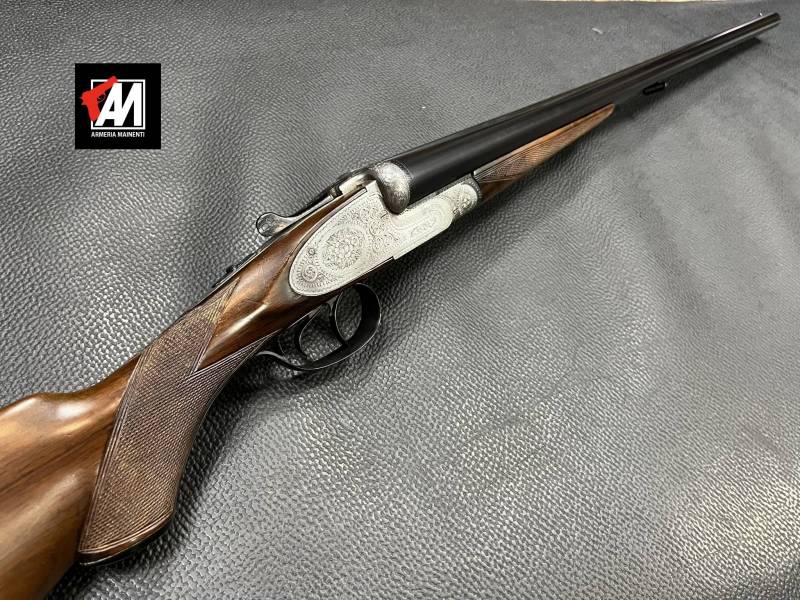 DOPPIETTA HAMMERLES ARTIGIANALE BELGA CAL.12 CANNE CM. 71 3-1 · foto 1 di 1