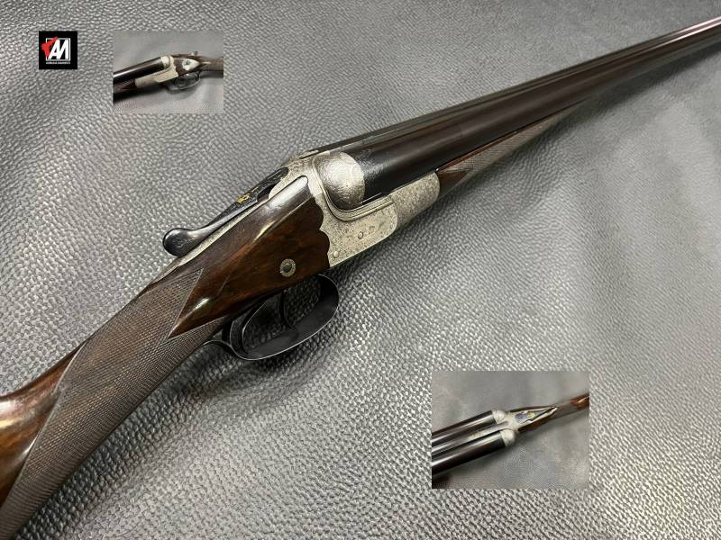 W.W. GREENER MOD. 12 ANSON CANNE CM. 66 4-2 BIGRILLO ESTRATTORI AUTOM. · foto 1 di 1