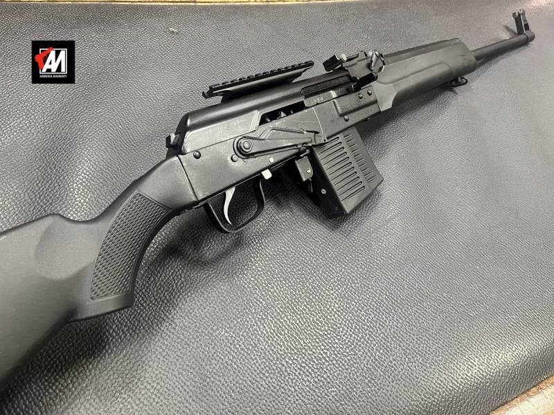 IZMASH MOD. SAIGA 308 WIN CANNA CM. 52 CON WEAVER LATERALE · foto 1 di 1