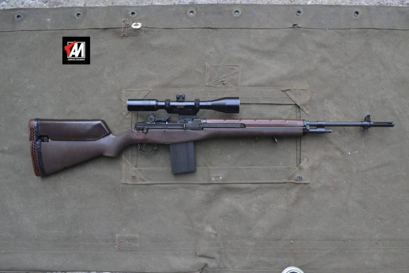 U.S. RIFLE MOD. M14 TRW CAL. 7,62 MM/308 WIN CON CALCIO REGOLABILE TRW ED OTTICA NIMROD 6X40