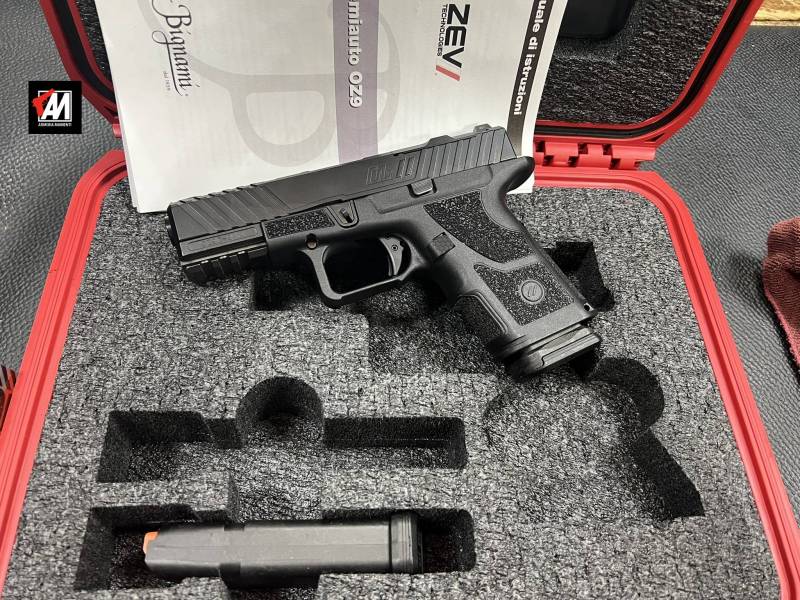 ZEV MOD. OZC9 COMPACT CAL.9X19 CANNA 102 MM PERFETTA