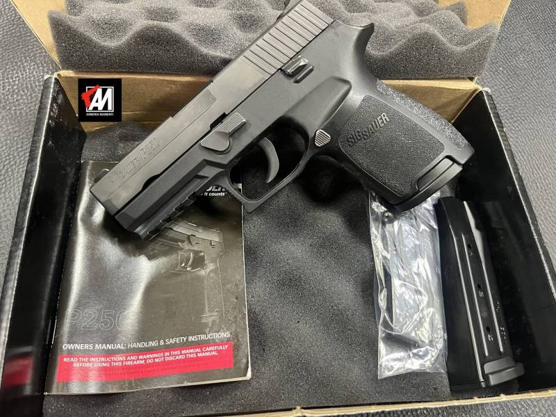 SIG SAUER MOD. P250 CAL. 9X21 DOPPIO CARICATORE + SCATOLA ORIGINALE