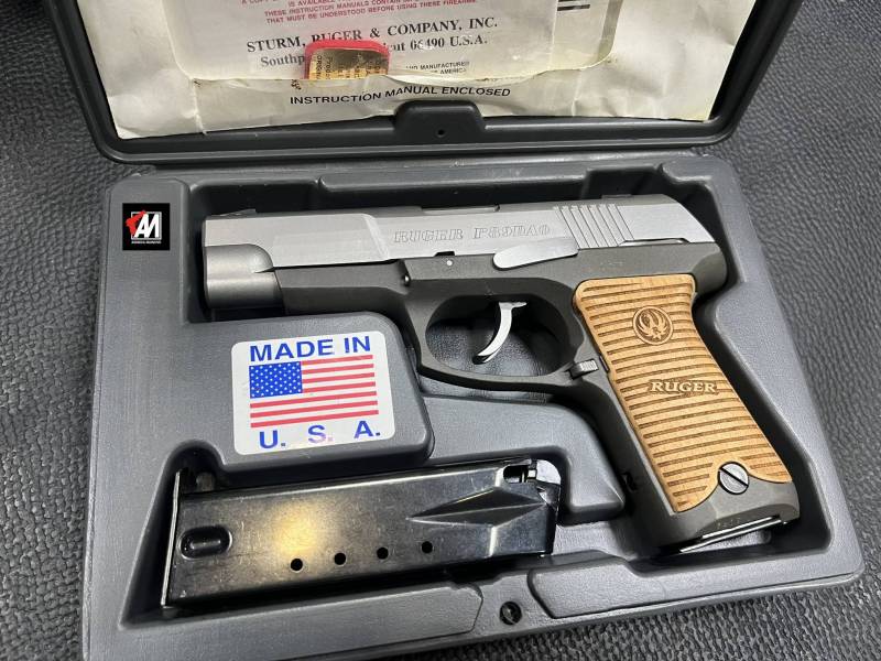 RUGER MOD. P89 DAO CAL. 9X21 INOX CANNA 4,5 POLLICI SOLO DOPPIA AZIONE