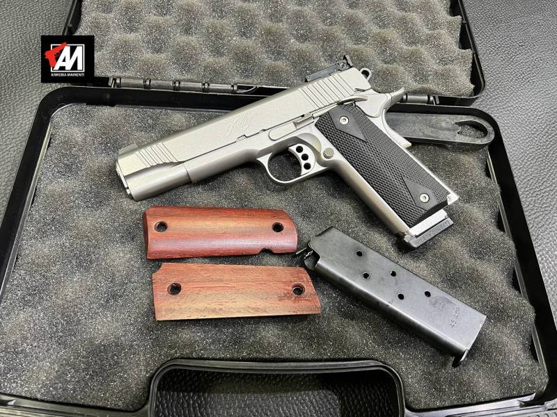 KIMBER MOD. STAINLESS TARGET II CAL. 45 ACP CANNA 5 POLLICI