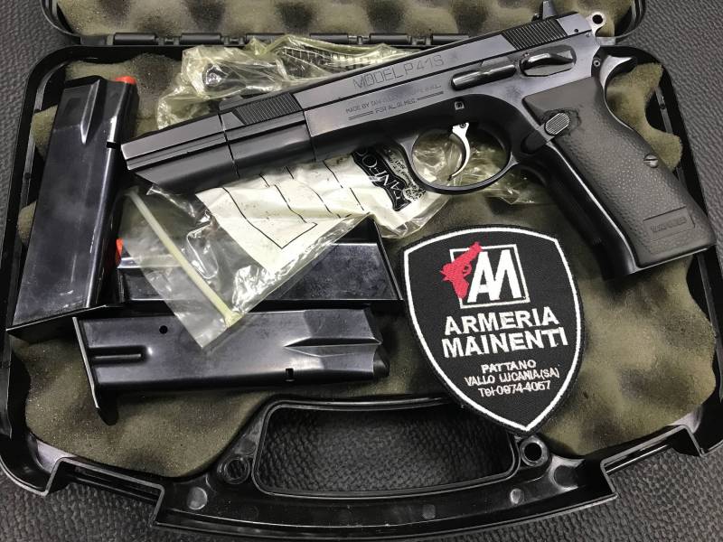 TANFOGLIO MOD. P41S CAL.9X21 + 41 AE (DOPPIA CANNA) COMPENSATA