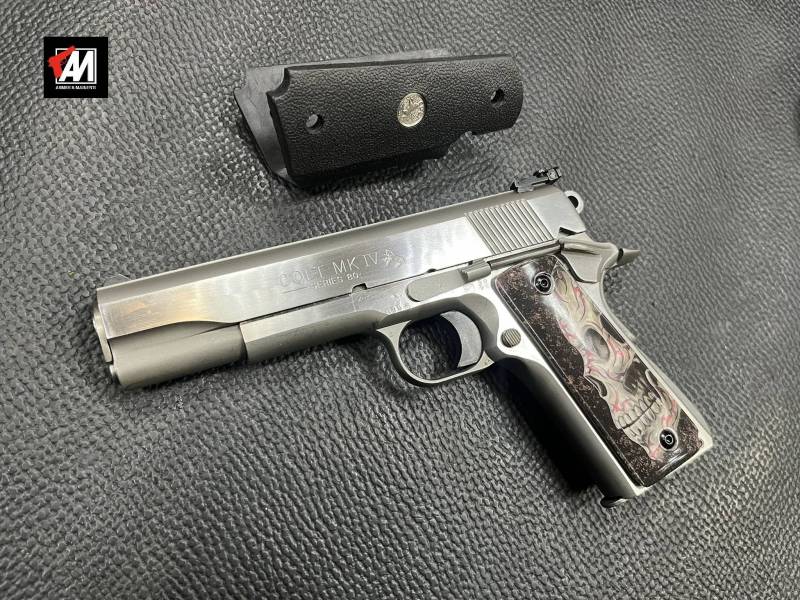 COLT MOD. MKIV GOVT CAL. 38 SUPER AUTO INOX CANNA 5 POLLICI