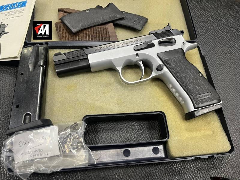 TANFOLGIO MOD. DVC IPSSC ULTRA CAL. 45 HP BICOLORE COMPENSATA OTTIMO STATO