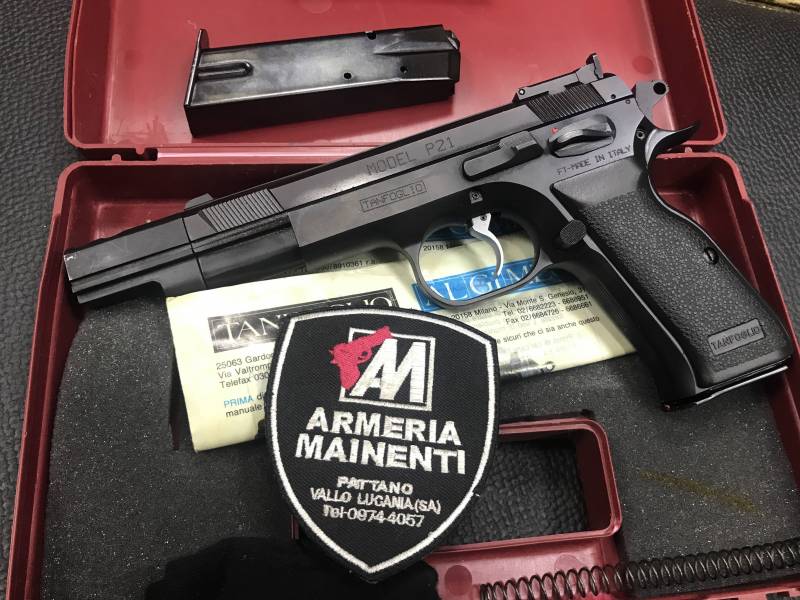TANFOGLIO MOD. P21 L TARGET CAL.9X21 15 COLPI BRUNITA
