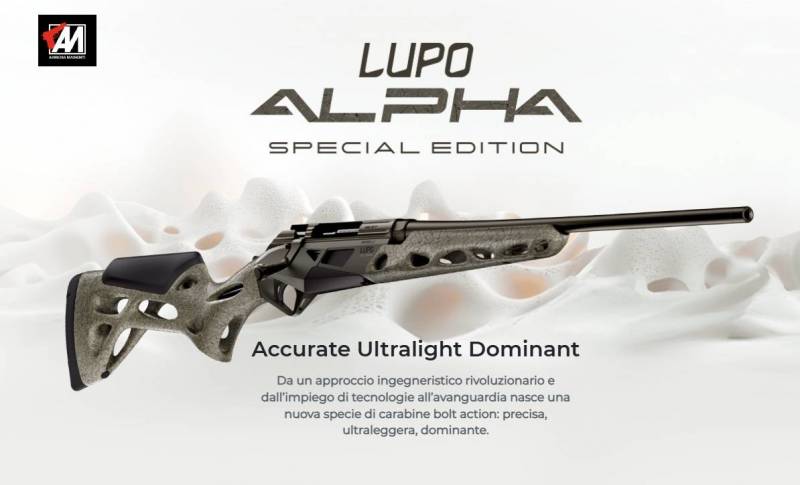 BENELLI MOD. LUPO ALPHA SERIE SPECIAL 1000 PZ. CANNA 51 CM. CON BASE WEAVER MONOPEZZO · foto 1 di 1