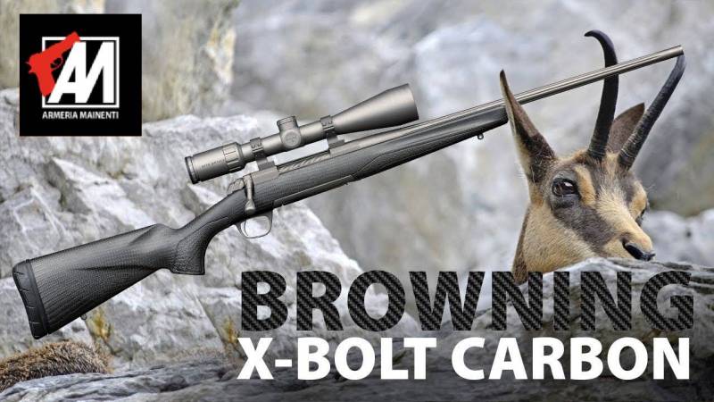 BROWNING MOD. X-BOLT CARBON PRO 2 CAL. 308 WIN. CM. 53 FLUTED SCANALATA FILETTATA FINITURA CHERAKOTE GREY + ANELLI · foto 1 di 1