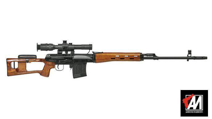 S.D.M. SVD DRAGUNOV SOVIET Soviet 7.62x54mm ORIGINALE MOLTO BELLO!! · foto 1 di 1