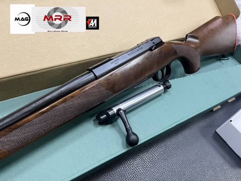 MAG ARMS MOD.ARIES WOOD CAL. 308 WIN CANNA CM. 61 FILETTATA STECKER + SLITTA INCLUSI · foto 1 di 1