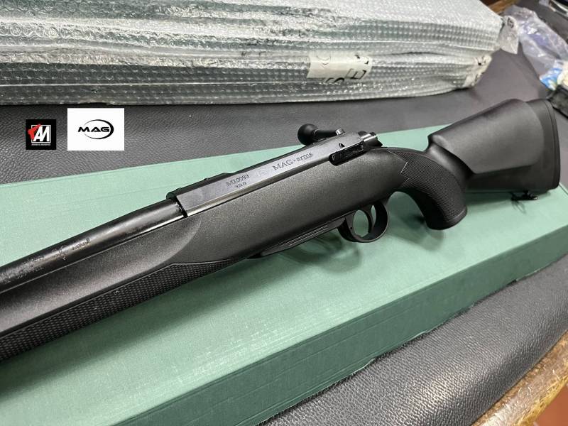 MAG ARMS MOD.ARIES SINTETIC CAL. 308 WIN CANNA CM. 61 FILETTATA STECKER + SLITTA INCLUSI · foto 1 di 1