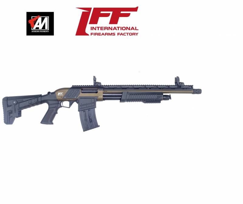IFF INTERNATIONAL FIREARMS FACTORY MOD. PA-MF BLACK CAL.12 POMPA CHIUSURA ASSISTITA · foto 1 di 1