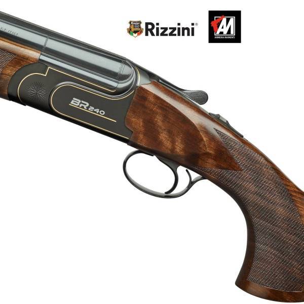 RIZZINI MOD. BR240 SPORTING CAL.12 CANNE CM. 81 STROZZ. INTERNI CALCIO REGOLABILE · foto 1 di 1