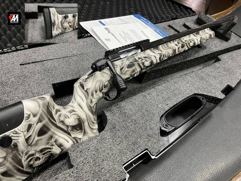 SABATTI MOD. TLD WHITE FLUTED CAL. 308 WIN. CALCIO REGOL. + REG. SUPERIORE · foto 1 di 1