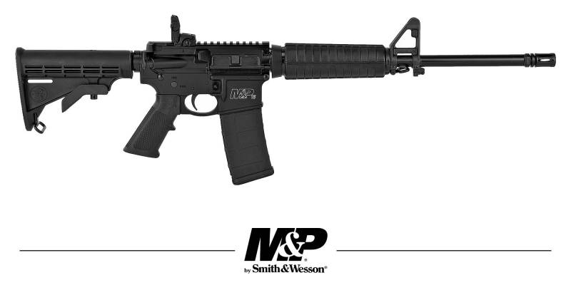 SMITH e WESSON MOD.MeP 15 SPORT II OR M-.LOK 16 POLLICI CAL. 223 REM. CON MIRE · foto 1 di 1