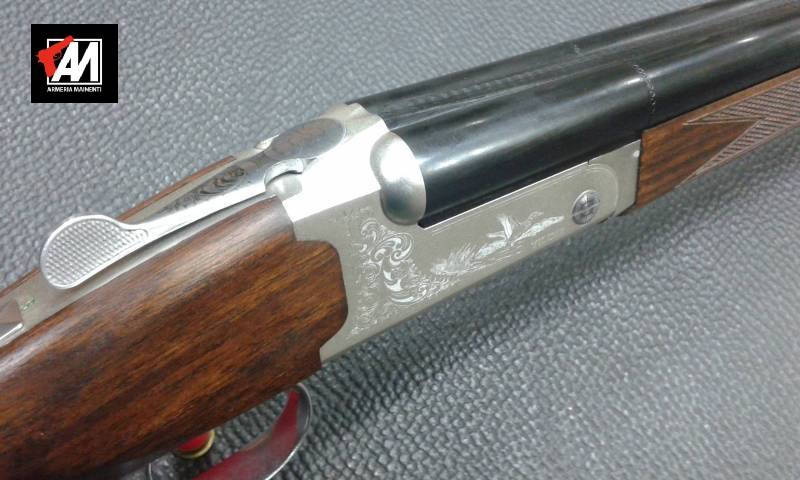 YILDIZ DOPPIETTA CAL.12 MOD. ELEGANT A5 61 CM. STROZZ. INTERNI BASCULA ROUND BODY ACCIAIO · foto 1 di 1