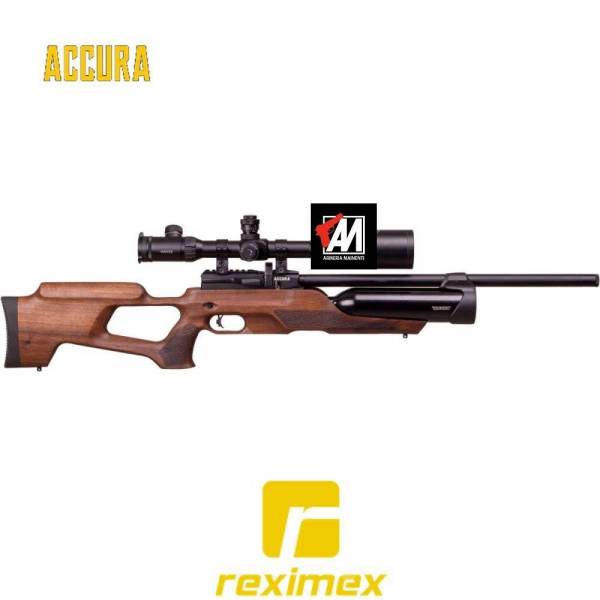 REXIMEX MOD. ACCURA WOOD CAL. 5,5 LIBERA VENDITA A MAGGIORENNI 12 COLPI · foto 1 di 1