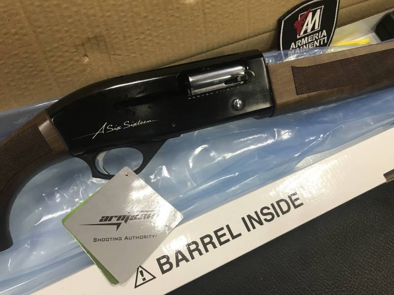 ARMSAN MOD. A616 WOOD CAL.16 DISPONIBILE CON CANNE CM. 66 · foto 1 di 1