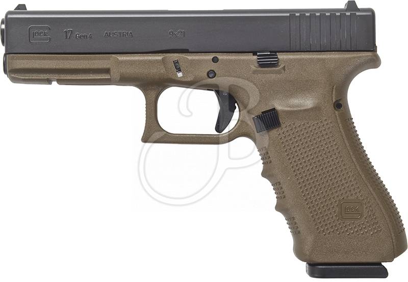 GLOCK MOD.17 GEN 4 - FDE 15 COLPI + CARIC. SCORTA CAL. 9X21 · foto 1 di 1