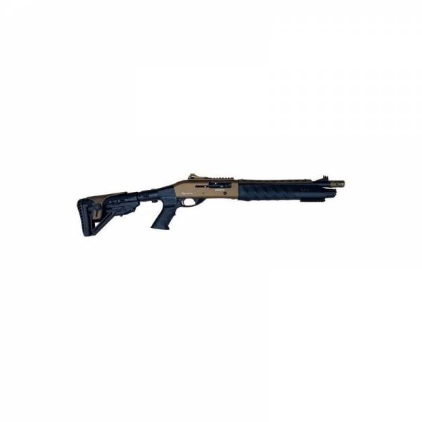 DERYA MOD. X102 BRONZE SEMIAUTOMATICO CAL.12 CALCIO TELESCOPICO, FRENO BOCCA + SLITTA INFERIORE · foto 1 di 1