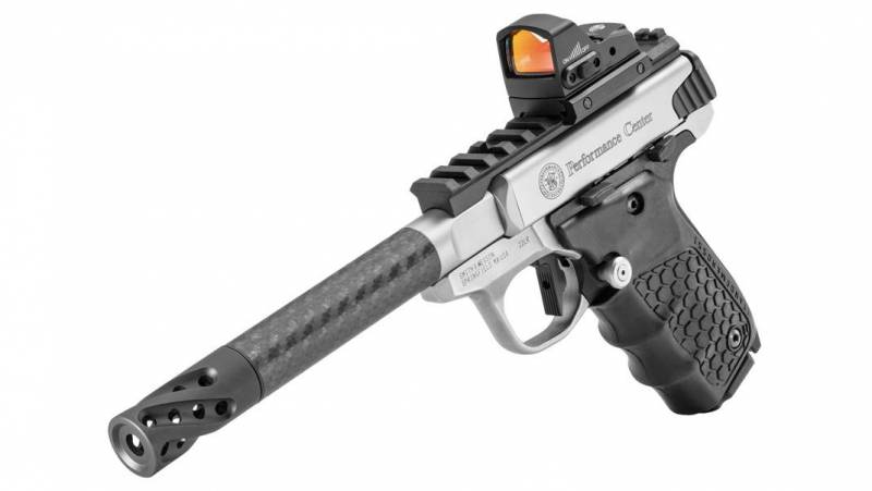 SMITH & WESSON Pistola Performance Center SW22 Victory Target Carbon Fiber 6 POLL. .22Lr. c/CT Red Dot 6MOA · foto 1 di 1