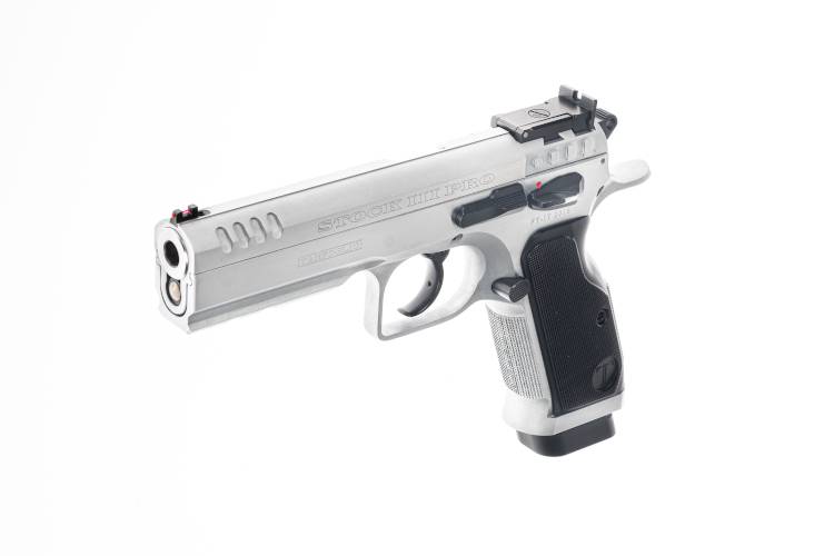 TANFOGLIO MOD. STOCK III PRO INOX CAL. 9X19 CANNA POLIGONALE TRONCOCONICA!!! · foto 1 di 1