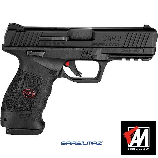 SALSILMAZ MOD. SAR 9 RD BLACK CAL. 9X19 4,4 POLLICI 17 COLPI · foto 1 di 1