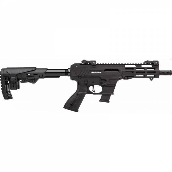 DERYA MOD. ZY9 9X19 B6 10 DS AR STOCK RETRATTILE TIPO AR CANNA 15 CM. 5.9 POLLICI · foto 1 di 1