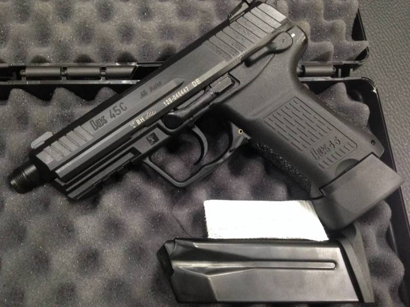 HK MOD. HK45 COMPACT CAL. 45 ACP CANNA FILETTATA · foto 1 di 1