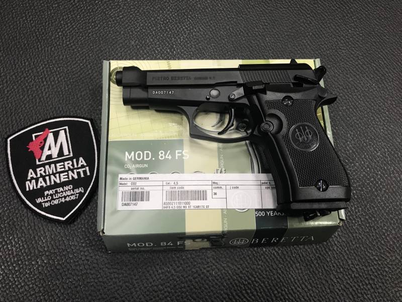 BERETTA MOD. 84 FS CO2 COL. SFERICI 4,5 LIBERA · foto 1 di 1