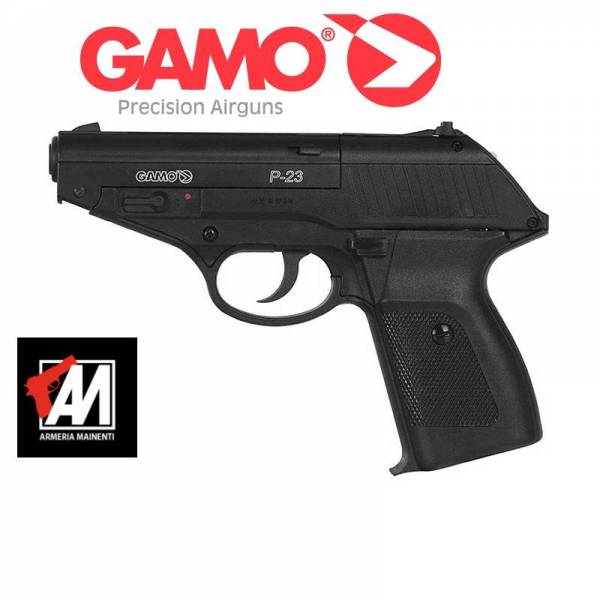 PISTOLA ARIA COMPRESSA CO2 CAL. 4,5 GAMO MOD. P23 LIBERA VENDITA MAGGIORENNI · foto 1 di 1